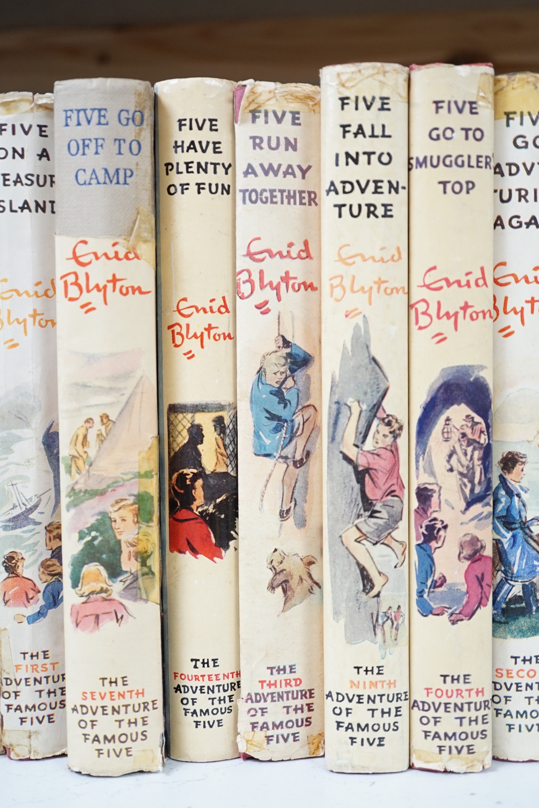 Seventeen Enid Blyton books, 1951-54
